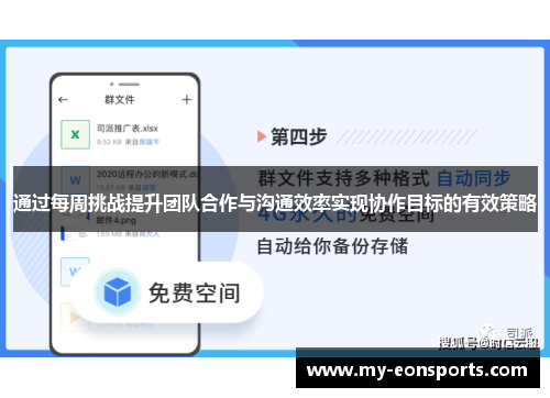 通过每周挑战提升团队合作与沟通效率实现协作目标的有效策略 通过每周挑战提升团队合作与沟通效率实现协作目标的有效策略